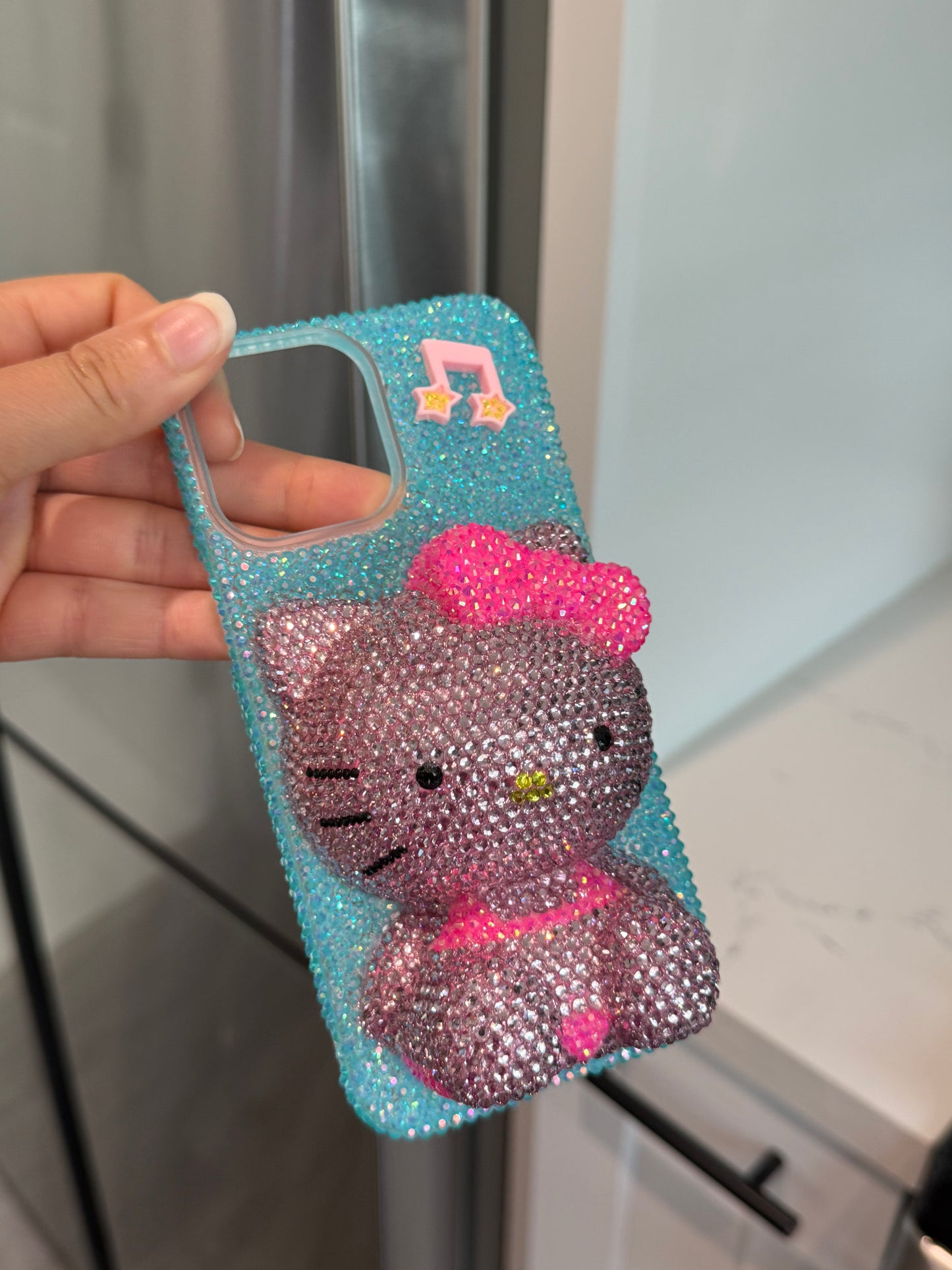Rhinestone 3D Hello Kitty Phone Case