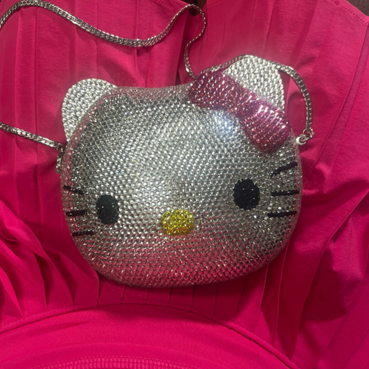 *RARE* Rhinestone Hello Kitty Clutch