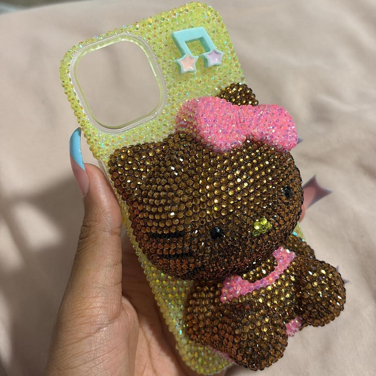 Rhinestone 3D Hello Kitty Phone Case
