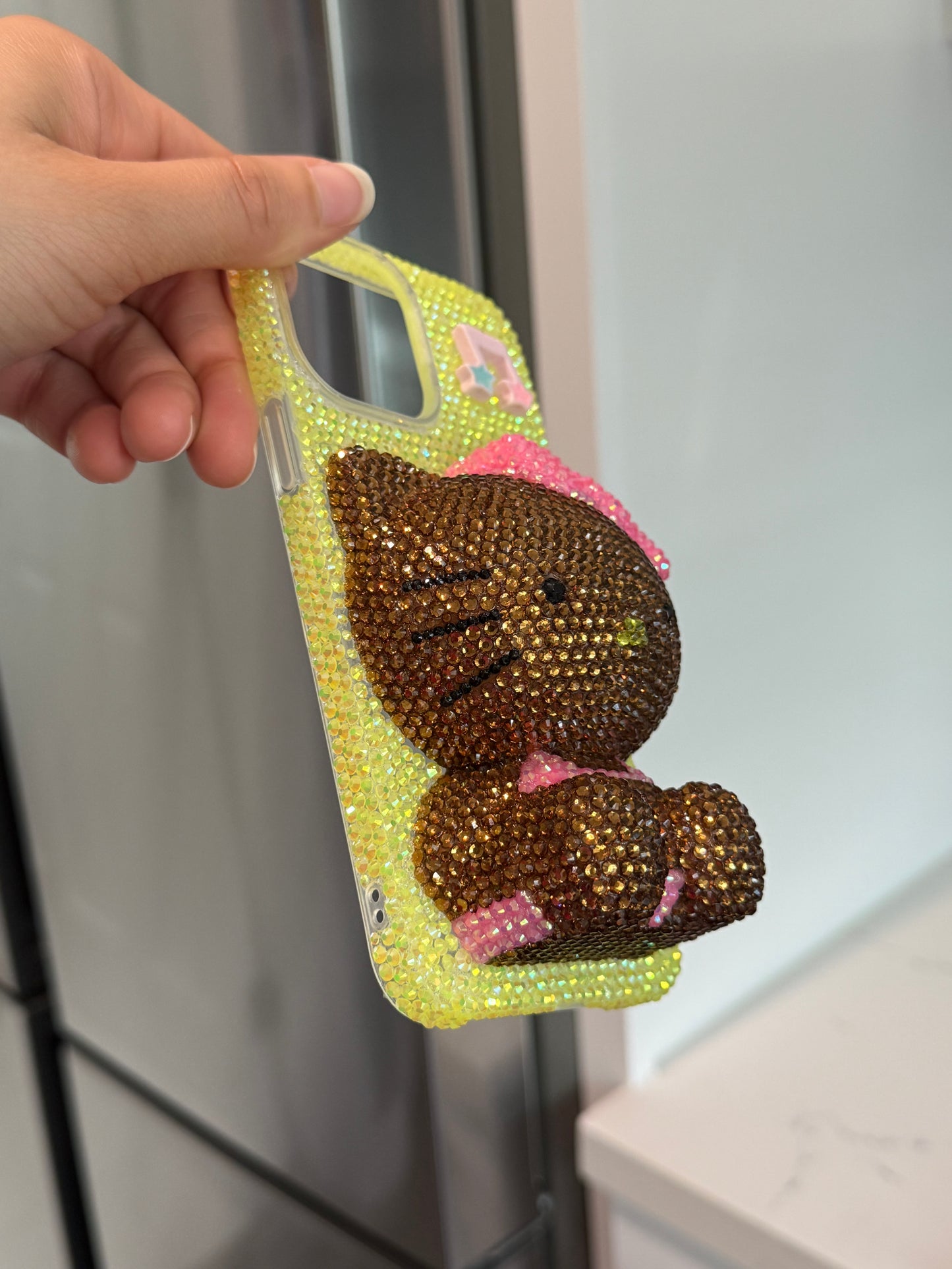 Rhinestone 3D Hello Kitty Phone Case