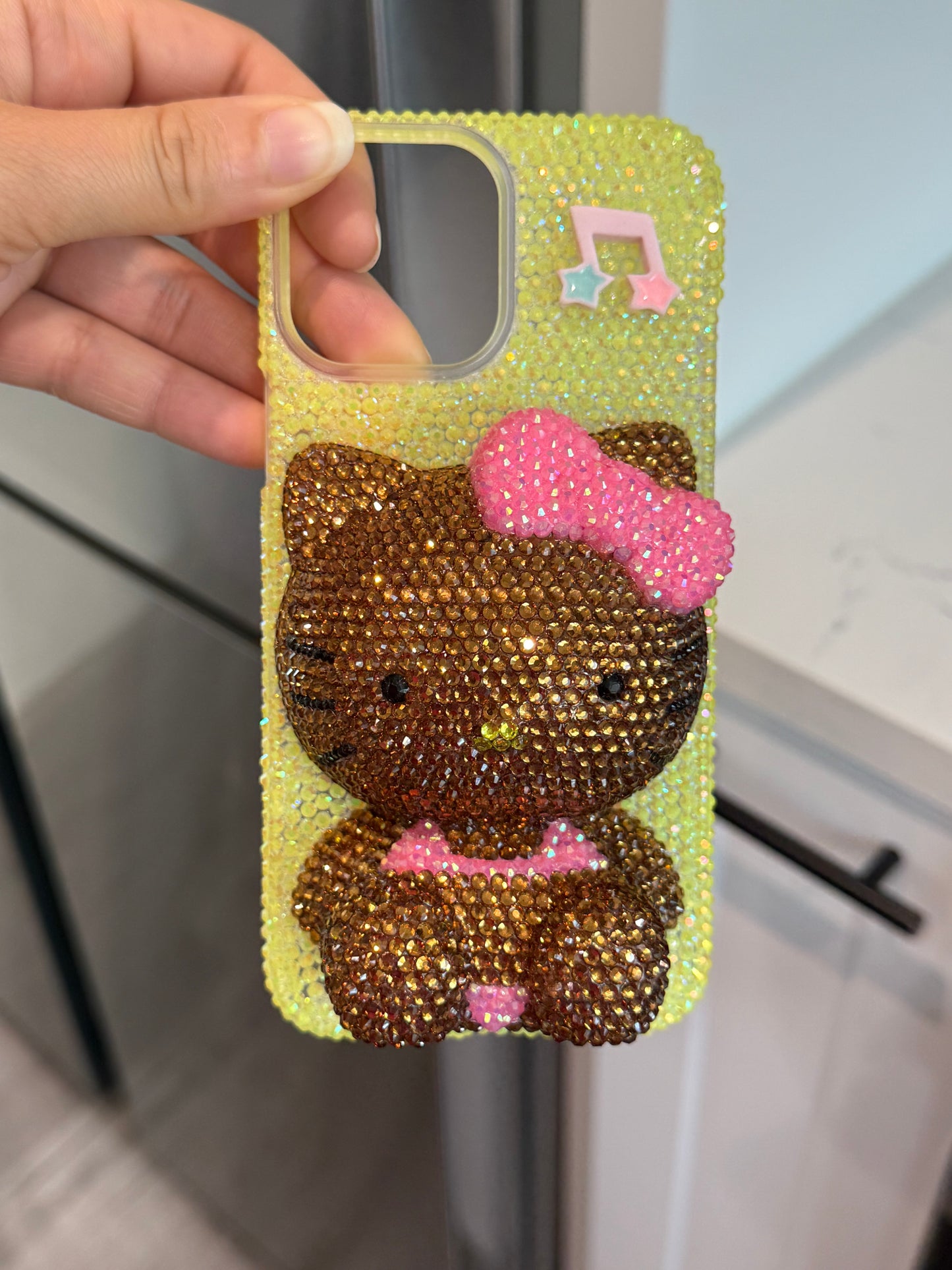 Rhinestone 3D Hello Kitty Phone Case