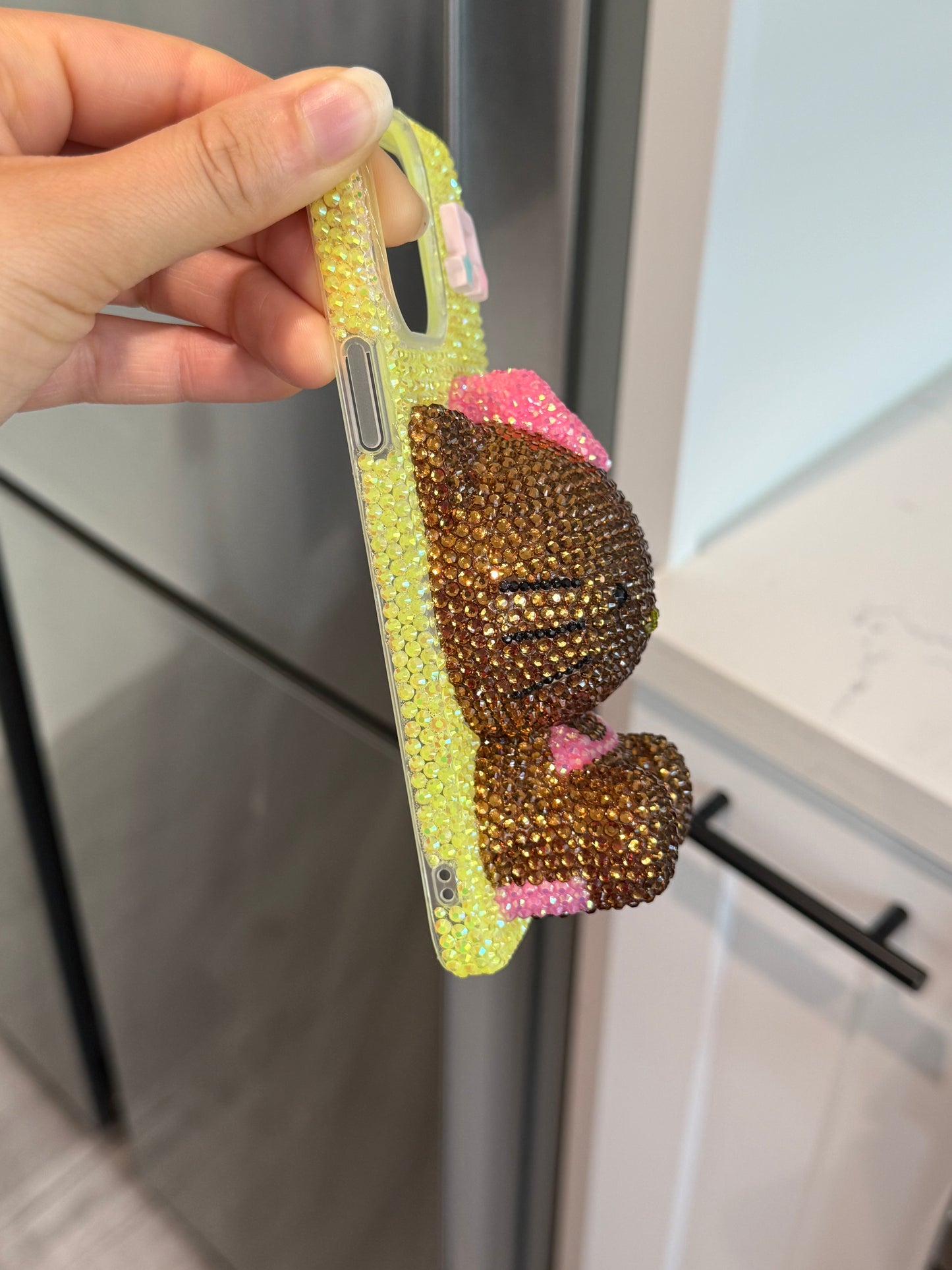 Rhinestone 3D Hello Kitty Phone Case