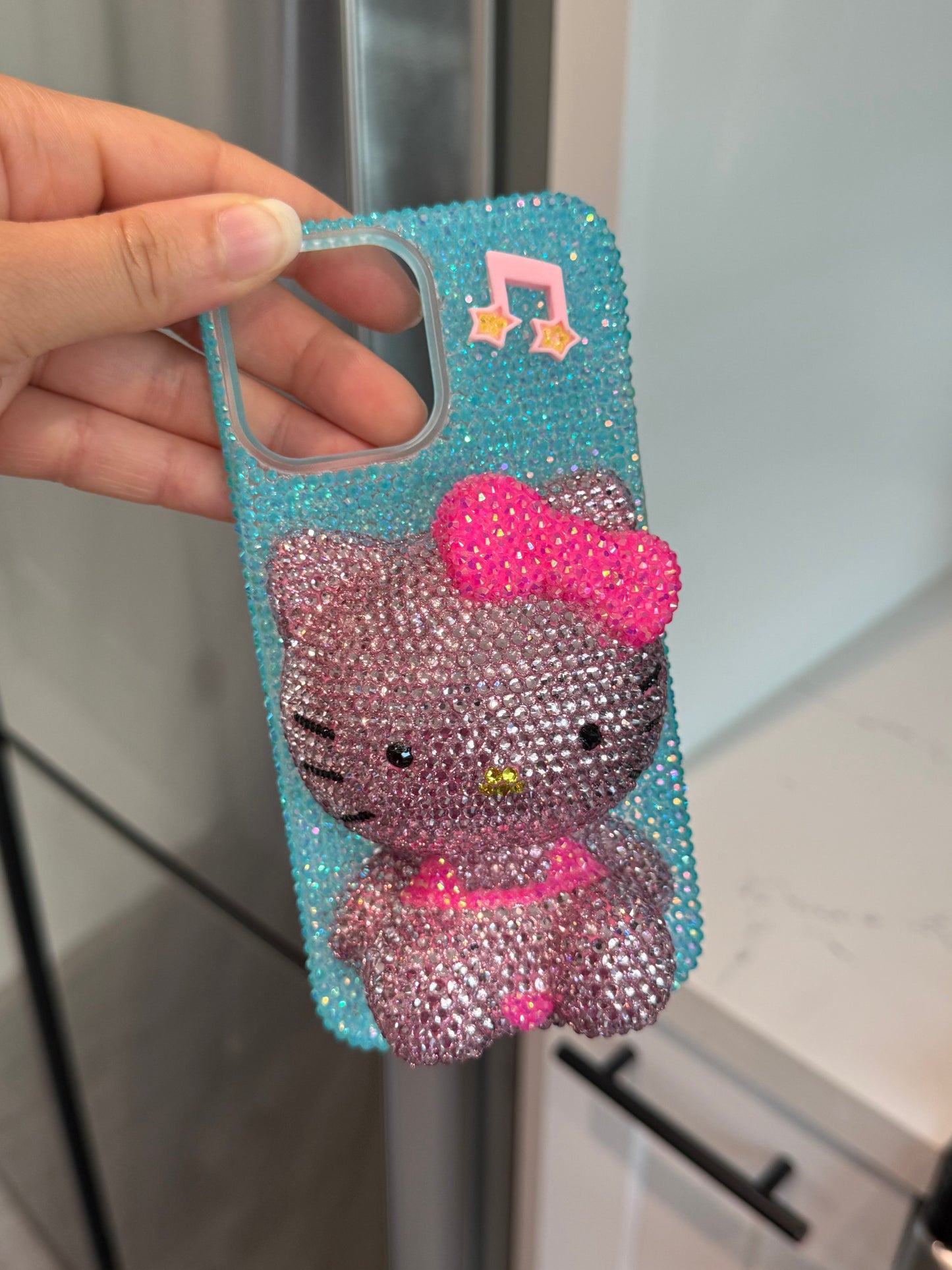Rhinestone 3D Hello Kitty Phone Case