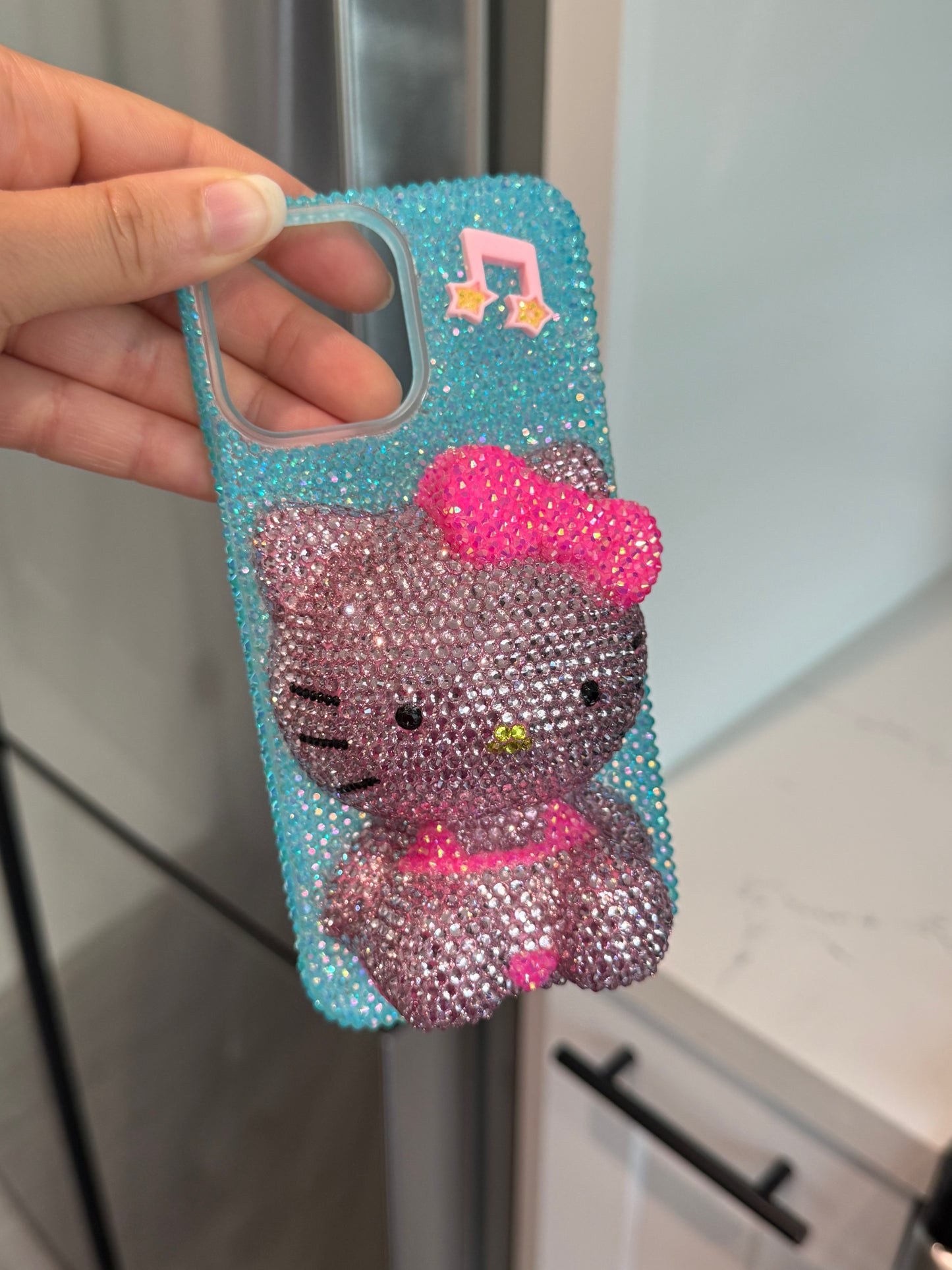 Rhinestone 3D Hello Kitty Phone Case