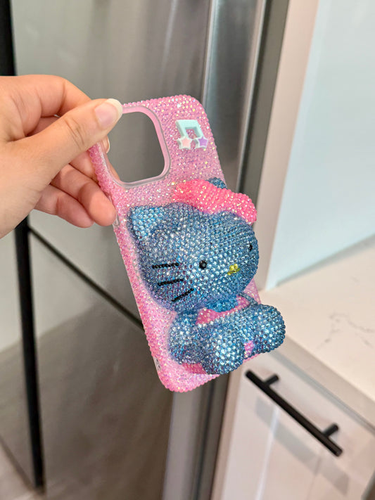 Rhinestone 3D Hello Kitty Phone Case