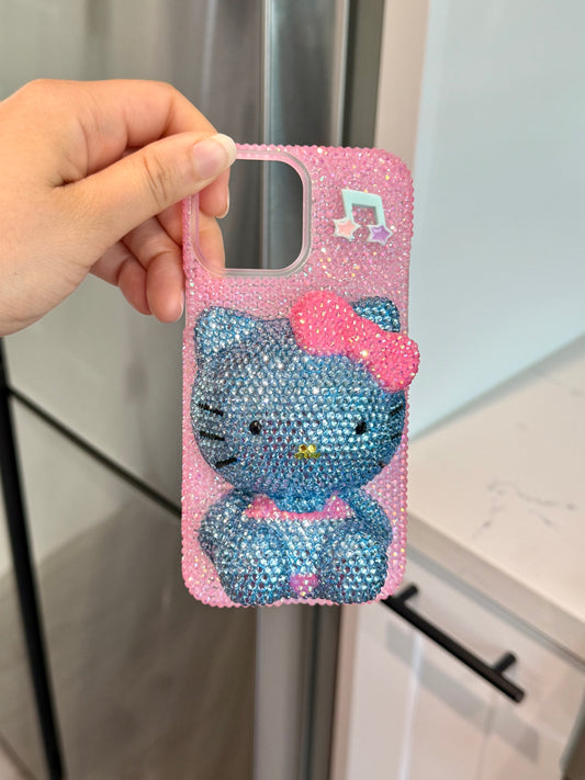 Rhinestone 3D Hello Kitty Phone Case