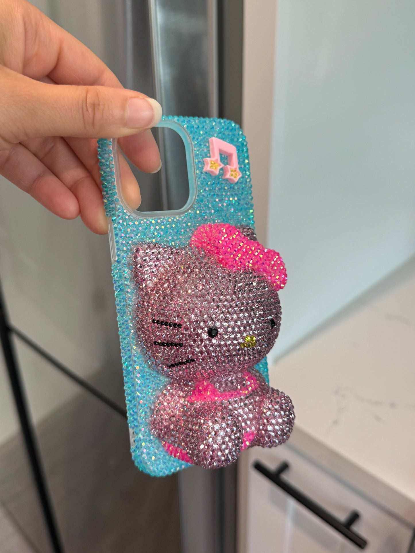 Rhinestone 3D Hello Kitty Phone Case