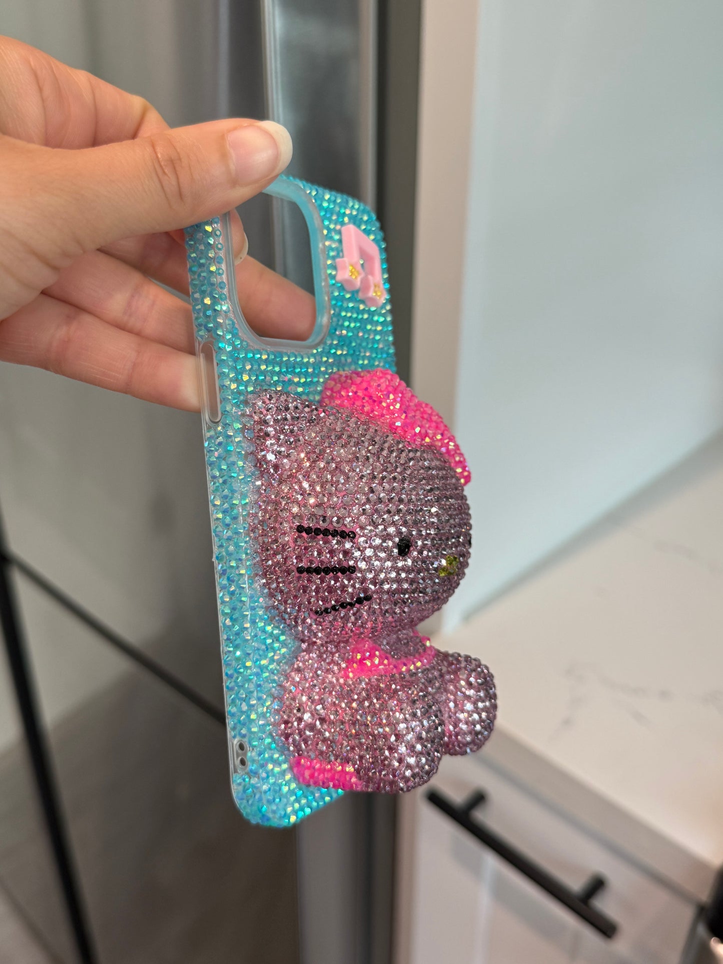 Rhinestone 3D Hello Kitty Phone Case
