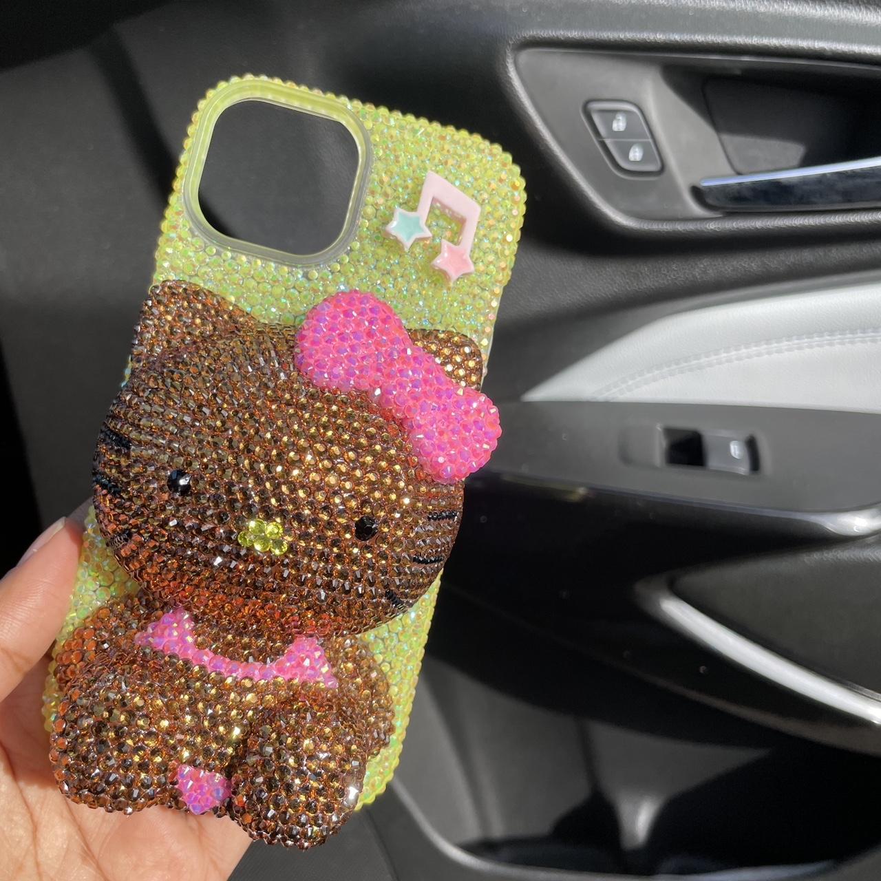Rhinestone 3D Hello Kitty Phone Case