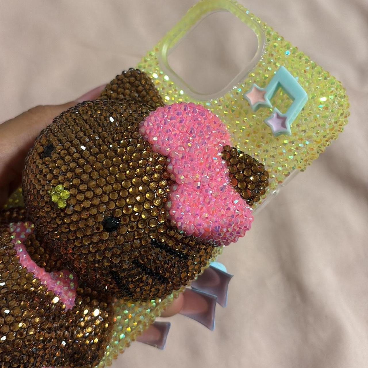 Rhinestone 3D Hello Kitty Phone Case