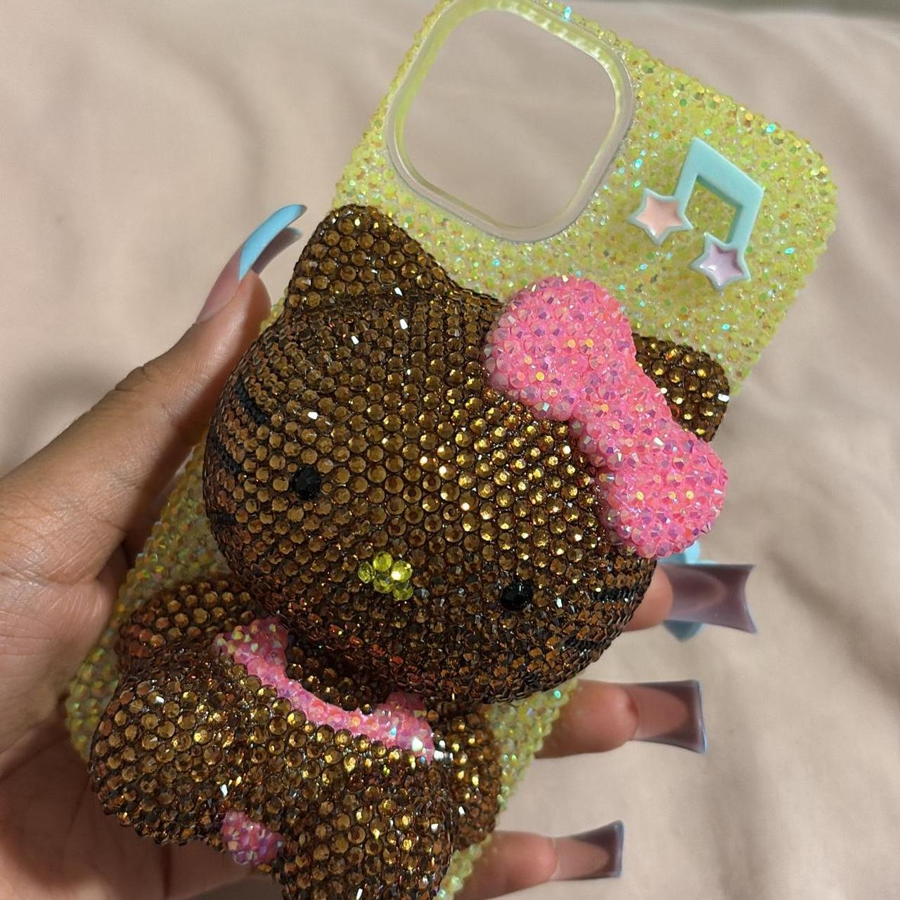 Rhinestone 3D Hello Kitty Phone Case