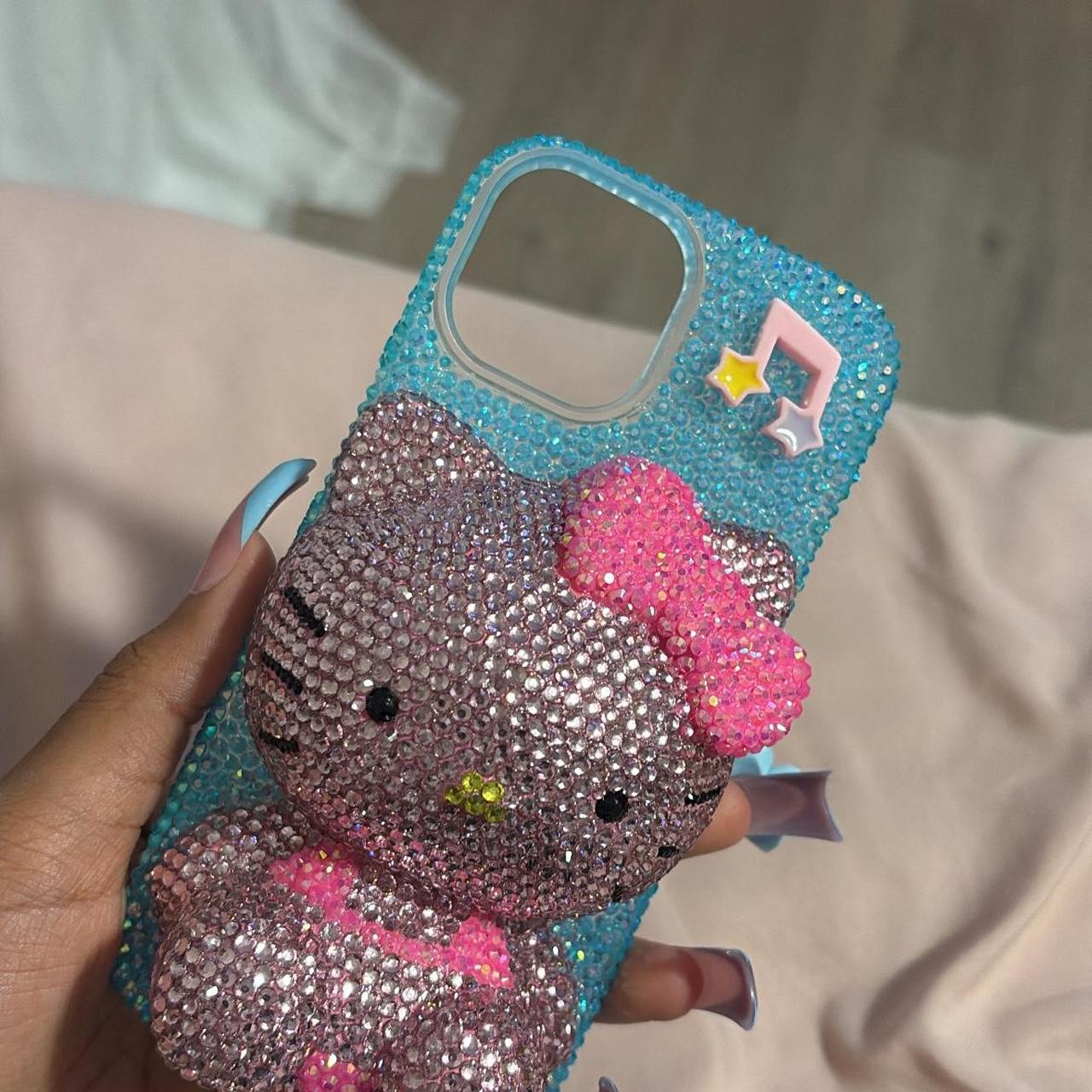 Rhinestone 3D Hello Kitty Phone Case