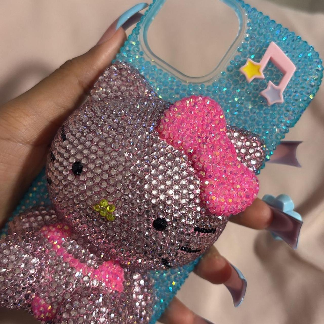 Rhinestone 3D Hello Kitty Phone Case